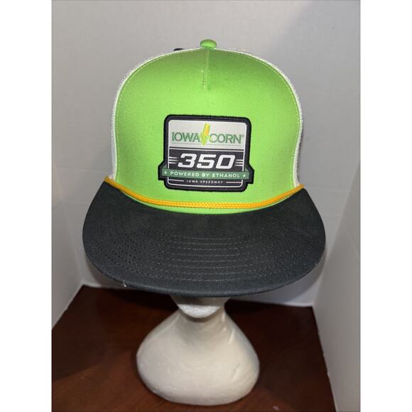 New NASCAR Trucker IOWA Corn Speedway 350 Limited Edition Green Baseball Hat - Picture 1 of 9